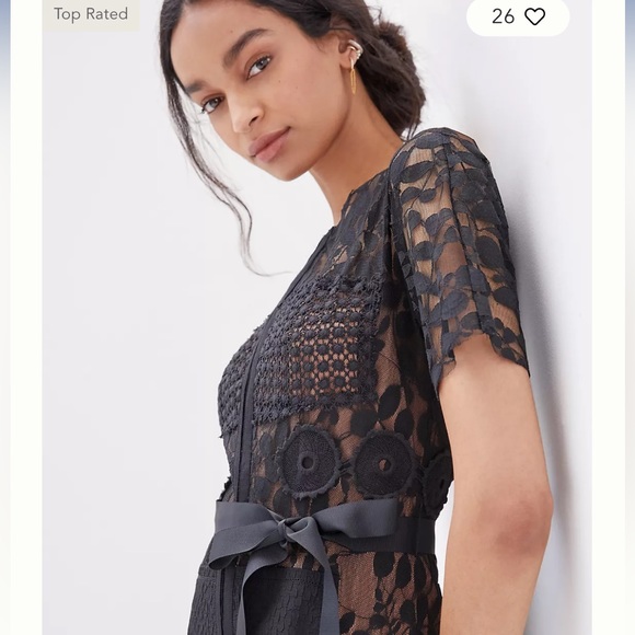 Anthropologies Top Rated and Sold Out Byron Lars Sheath Dress Black XS, S - Picture 3 of 16